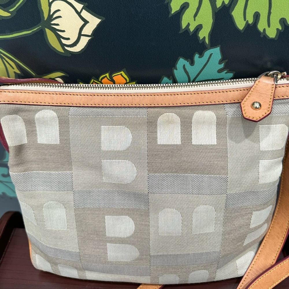Bally Bhayla Vintage Monogram Canvas & Leather Crossbody Bag - Picture 8 of 15